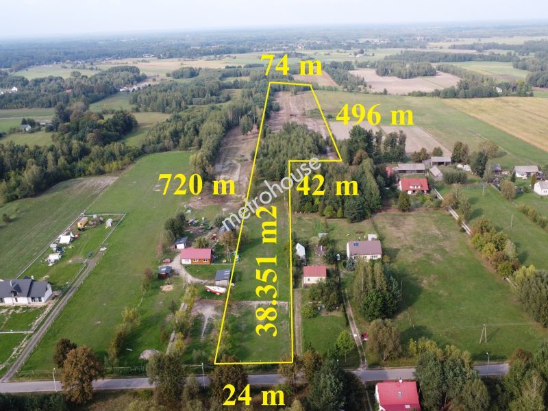 Działka na sprzedaż, Węgrowski, Kamionna