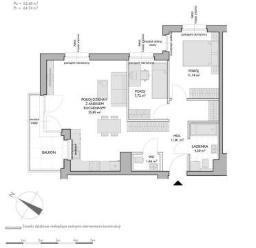 Sprzedaż Mieszkanie Kiełpinek, Gdańsk